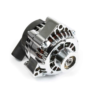 Chrome GM LS CS130D Style High Output 180 Amp Alternator Serpentine