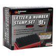 Performance Tool W5422 Letter & Number Stamping Set Plastic Case