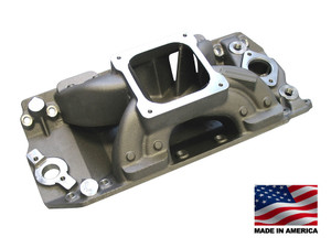 BMP 063040 Big Block Chevy Intake Manifold 4500 Dominator Carb Flange 9.8 Standard Deck