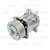 Sanden 508 Style Silver Clutch Chrome Aluminum Serpentine A/C Compressor