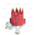 Red Cap Big Small Block Chevy V8 Pro Series Ready to Run Distributor  Adjustable Collar