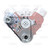TSP DS45404 Big Block Chevy Gilmer Pulley Kit High Mount Alternator 