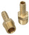Trans-Dapt Performance 2270 3/8" NPT to Hose Barb Fittings Brass