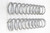 110 Coilover Shock Springs Silver Powder Coated 12" Pair Set Racing 