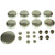 Melling MPE-100R Small Block Steel Chevy Freeze Plug Kit w Oil Pipe Plugs