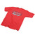 Edelbrock Racing T-Shirt Short Sleeve Cotton Red