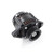 Denso Style Black 90 Amp Mini Race Alternator with Serpentine Pulley