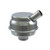 Chrome Steel Mopar Style Push-In Breather with PCV Valve