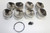 JE Pistons Big Block Chevy Open Chamber Dome Top Pistons 4.500 Bore