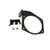 92-102mm 4-Bolt LS Steel Black Throttle Cable Bracket w Gaskets