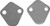 BEP 10055 Chrome Plated Steel Fuel Pump Block Off Plate BBC