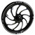 X15 Black Contrast Dragster Spindle Mount Front wheels