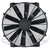 Flex-A-Lite 105390 16" Flex-Wave Electric Fan 3,000 cfm Black Puller