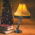 A Christmas Story Replica Leg Lamp 20" Tall With Shade