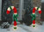 Candy Cane Soft Tinsel Outdoor Lights 50 White Lights 48 in. Height Pair