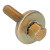 Milodon 84532 Big Block Chevy Gold Harmonic Balancer Bolt 1/2-20"