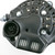Satin Nippondenso Style 90 Amp Mini Race Alternator 90 Amp V Belt 1 Wire 