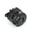 Black GM CS130 Style 160 Amp Alternator with Serpentine Pulley 1 Wire