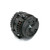 Black GM AD244 Style High Output 220 Amp Alternator Serpentine 
