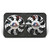 Flex-a-lite 410 Low Profile S-Blade Dual Electric Fans