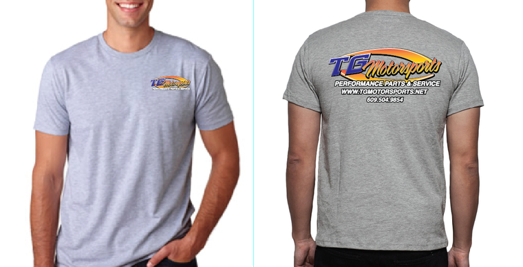 TG Motorsports Full Color Logo T-shirt Grey