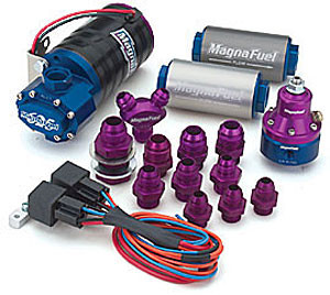 MagnaFuel 4814 EFI 625 Gasoline Electric Pump, Regulator, Filter, Fittings Fuel System Kit