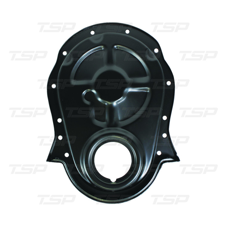 Big Block Chevy Mark IV Steel Black Timing Chain Cover