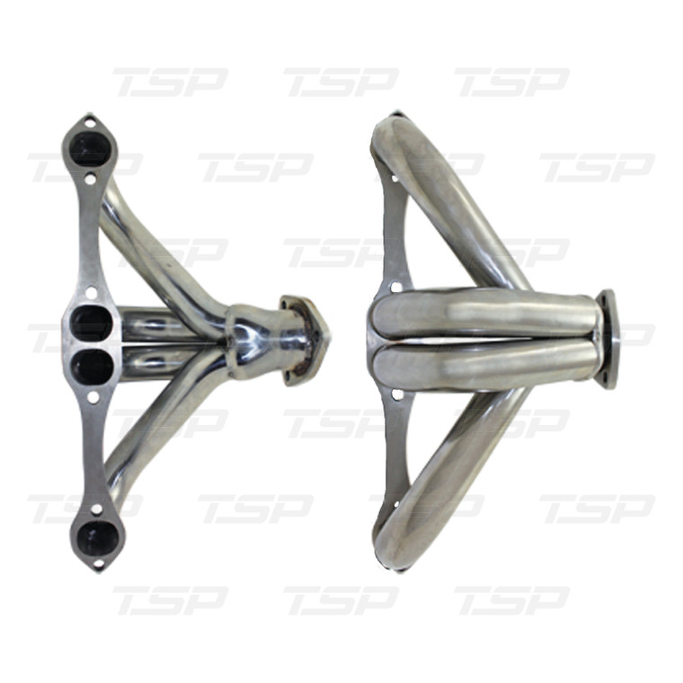 Small Block Chevy Stainless Steel "Block Hugger" Headers