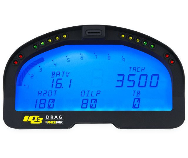 Racepak 250-DS-IQ3D Drag Racing Digital Dash Recorder Kit 