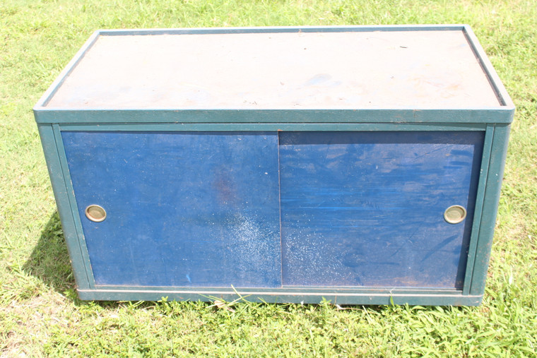 Metal Storage Cabinet Table Shelf