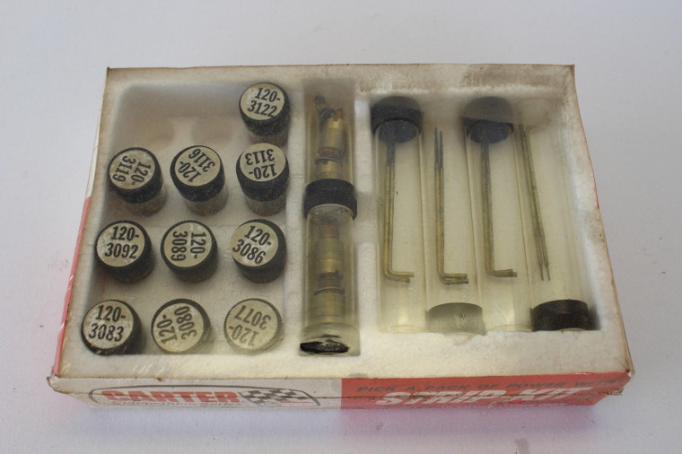 Carter 10-105 Strip Kit Thermo-Quad 4846SA Metering Rods Needle & Seats Jets