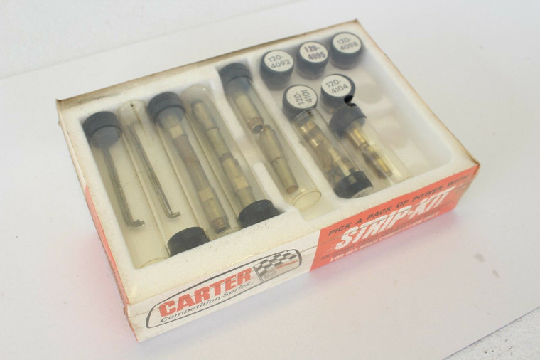 Carter 10-113 Strip Kit Thermo-Quad 6090 Metering Rods Needle & Seats Jets