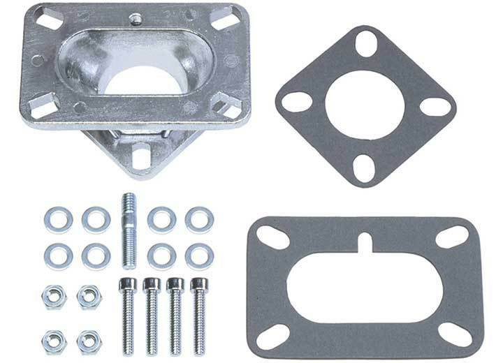 Trans Dapt 2025 1 To 2 Barrel Intake Manifold Carburetor Adapter Plate or 2 to 1
