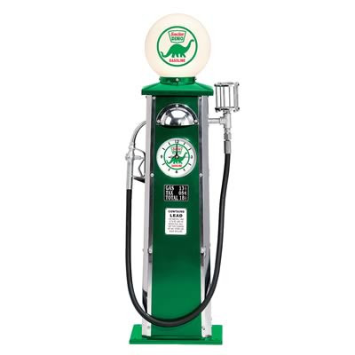 Sinclair Opaline Motor Oil Lighted Gas Pump Replica 39 1/2" x 11 1/2" x 9 1/2"