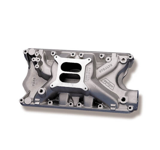 Weiand 8023WND Small Block Ford 351W Aluminum Dual Plane Stealth Intake Manifold