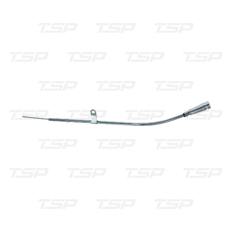 Small Block Chevy Chrome Steel Engine Oil Dipstick 1980-1985 Aluminum Handle