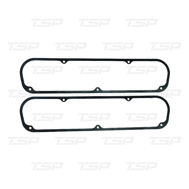 Small Block Chrysler 318-360 Valve Cover Gaskets Steel w Rubber 3/16" Thick