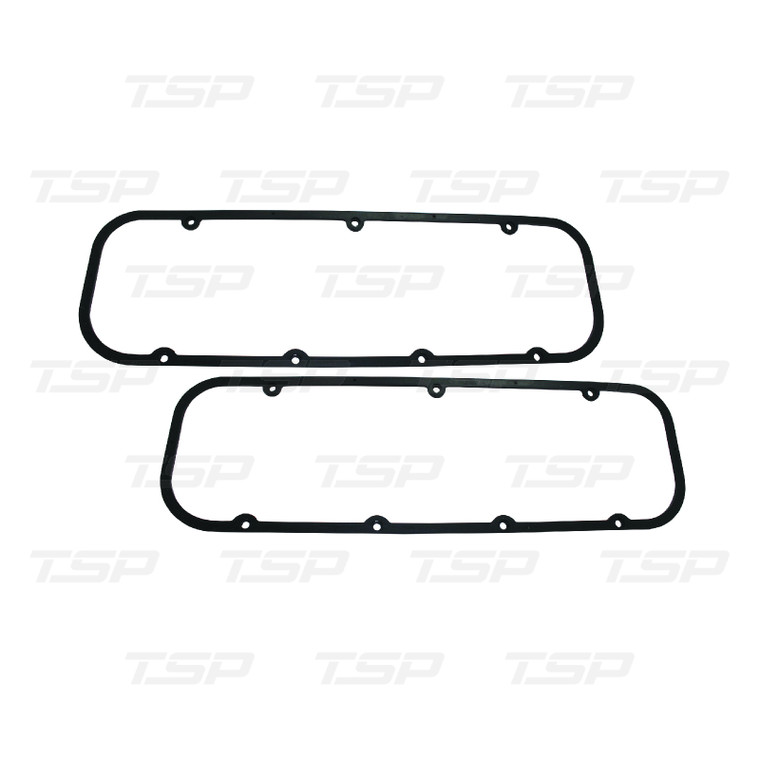 Big Block Chevy Valve Cover Gaskets Steel w Rubber 3/16" Thick