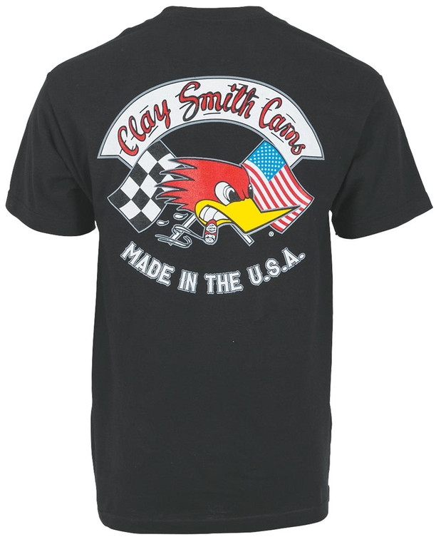 Mr. Horsepower M85 Clay Smith Cams Made in the USA T-Shirt Black