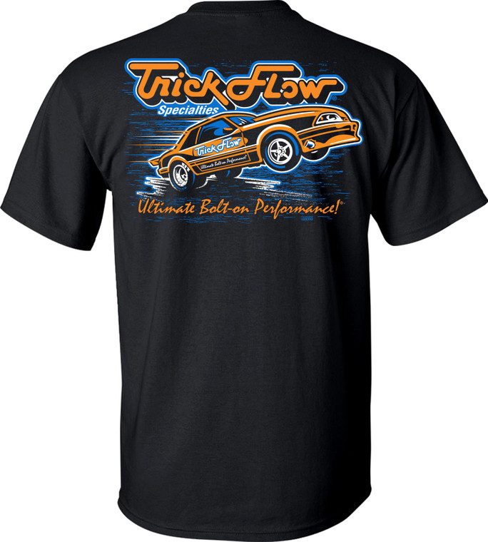 Trick Flow 0172 Ultimate Bolt-On Performance T-Shirt Short Sleeve Cotton Black