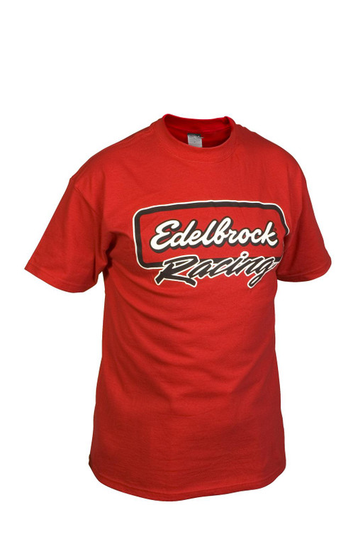 Edelbrock Racing T-Shirt Short Sleeve Cotton Red