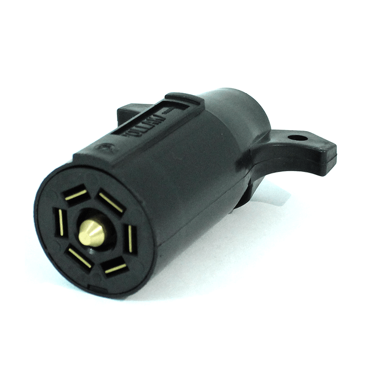 Pollak 12-706 Universal 7-Way RV Trailer Connector Plug Heavy Duty Nylon
