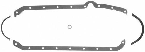Fel-Pro 1803 Small Block Chevy Oil Pan Gasket Cork/Neoprene Multi-Piece