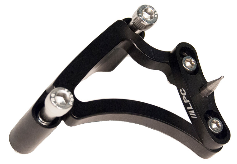 LPC Big Block Chevy 7" Damper Black Open Billet Aluminum Timing Tab Pointer