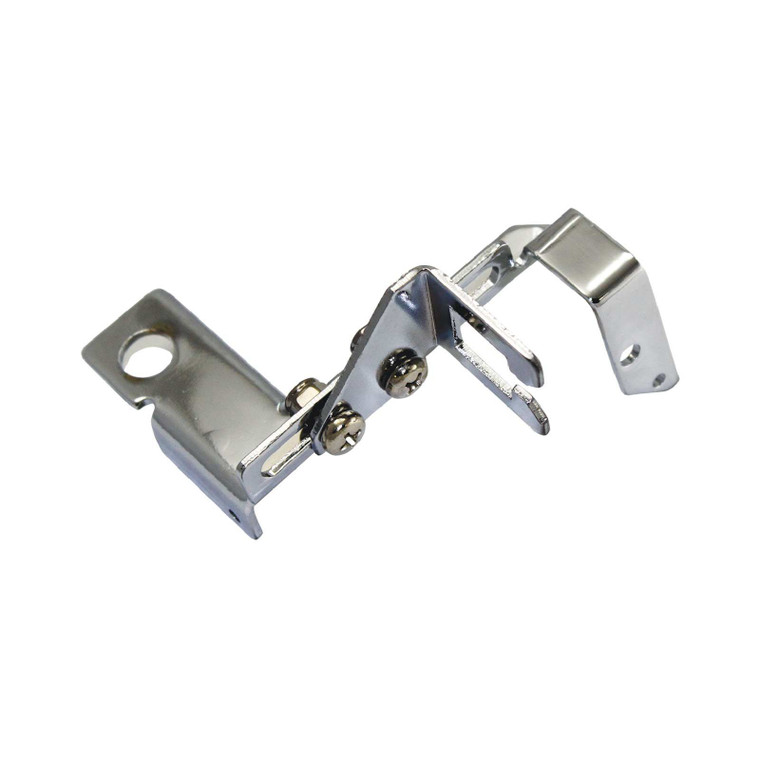 Chrome Steel Carburetor Linkage Bracket for Manual Transmissions