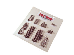 Big Block Chevy Stainless Steel Engine Bolt Kit Natural Finish