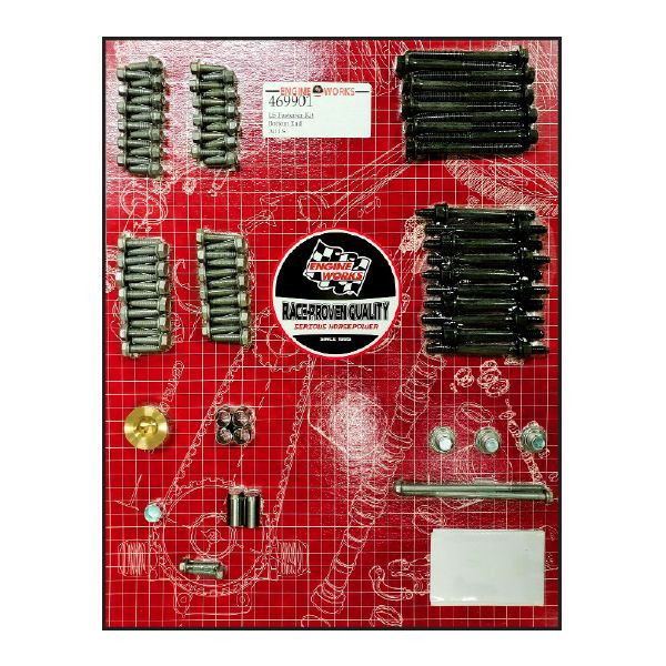 Engine Works 469901 Small Block Chevy LS Low End Engine Bolt Kit 