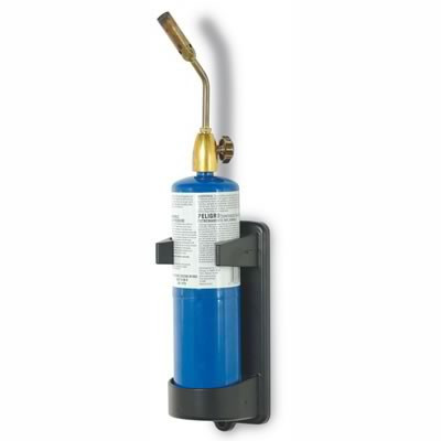 Black Wall Mount ABS Propane Torch Holder 9" x 4.5" 