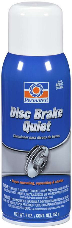 Permatex 80077 Aerosol Disc Brake Quiet 9oz Can