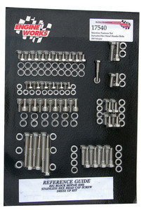 Stainless Steel Hex Engine Fastener Kit Mopar 440 17540